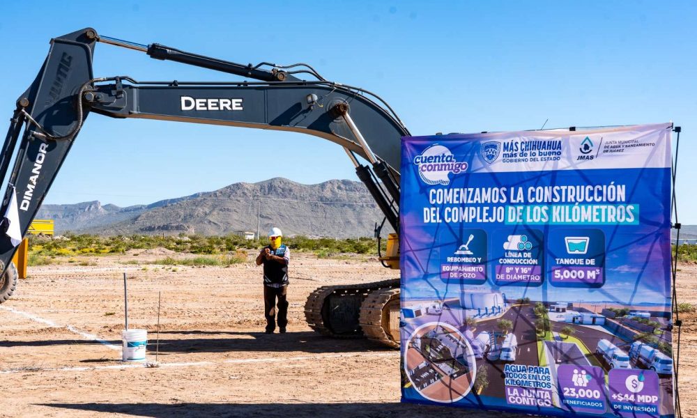 Destina JMAS 44 mdp para abastecer de agua a Los Kilómetros