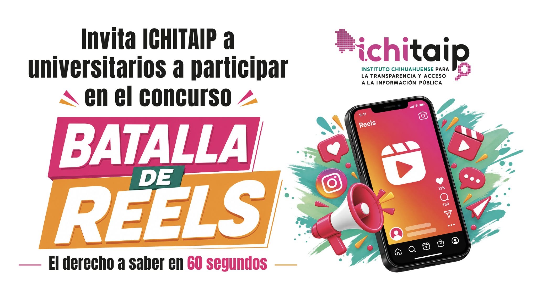 ICHITAIP convoca a universitarios a crear reels sobre transparencia; habrá premios tecnológicos