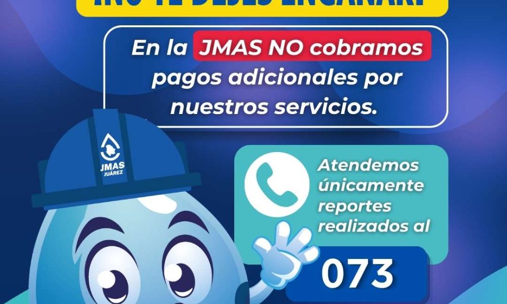 Llama JMAS a evitar pagos a personas que prometen agilizar servicios