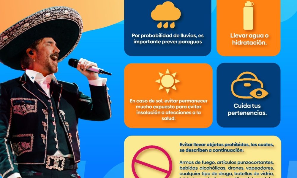 Hoy cierra el FICUU 2026 con concierto de Alejandro Fernández: Municipio