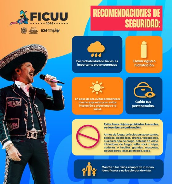 Hoy cierra el FICUU 2026 con concierto de Alejandro Fernández: Municipio