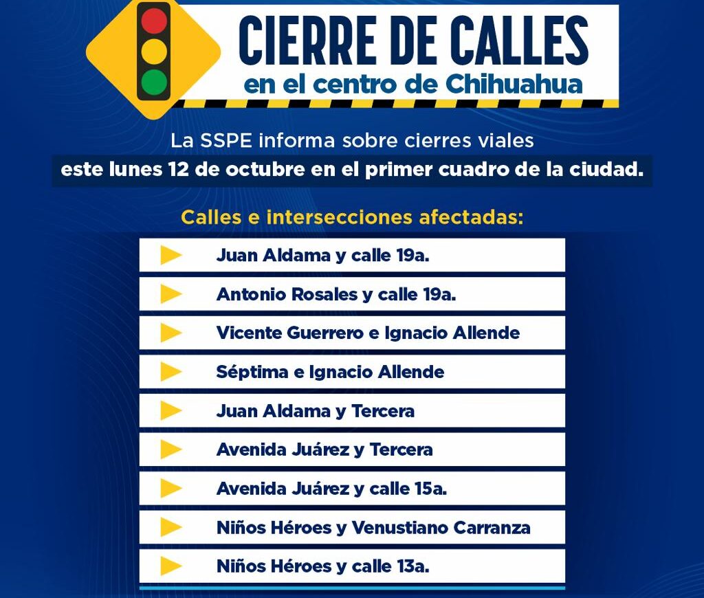 Exhortan a la población a buscar vías alternas ante cierres viales en el Centro