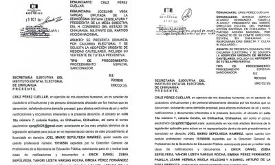 Cruz Pérez Cuéllar denuncia a Joss Vega y Daniela Álvarez por calumnia electoral