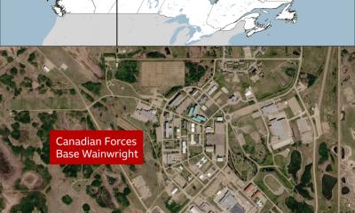 Incendio en base militar canadiense causa cuatro muertes y numerosos heridos