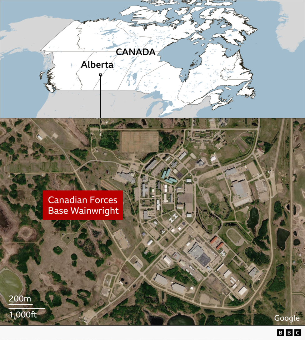 Incendio en base militar canadiense causa cuatro muertes y numerosos heridos