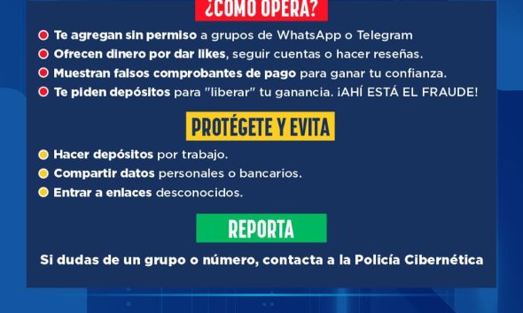 SSPE emite alerta sobre fraudes laborales en WhatsApp y Telegram
