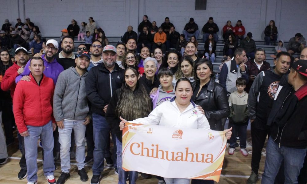 Más de 450 docentes participan en torneo de básquetbol en Casas Grandes