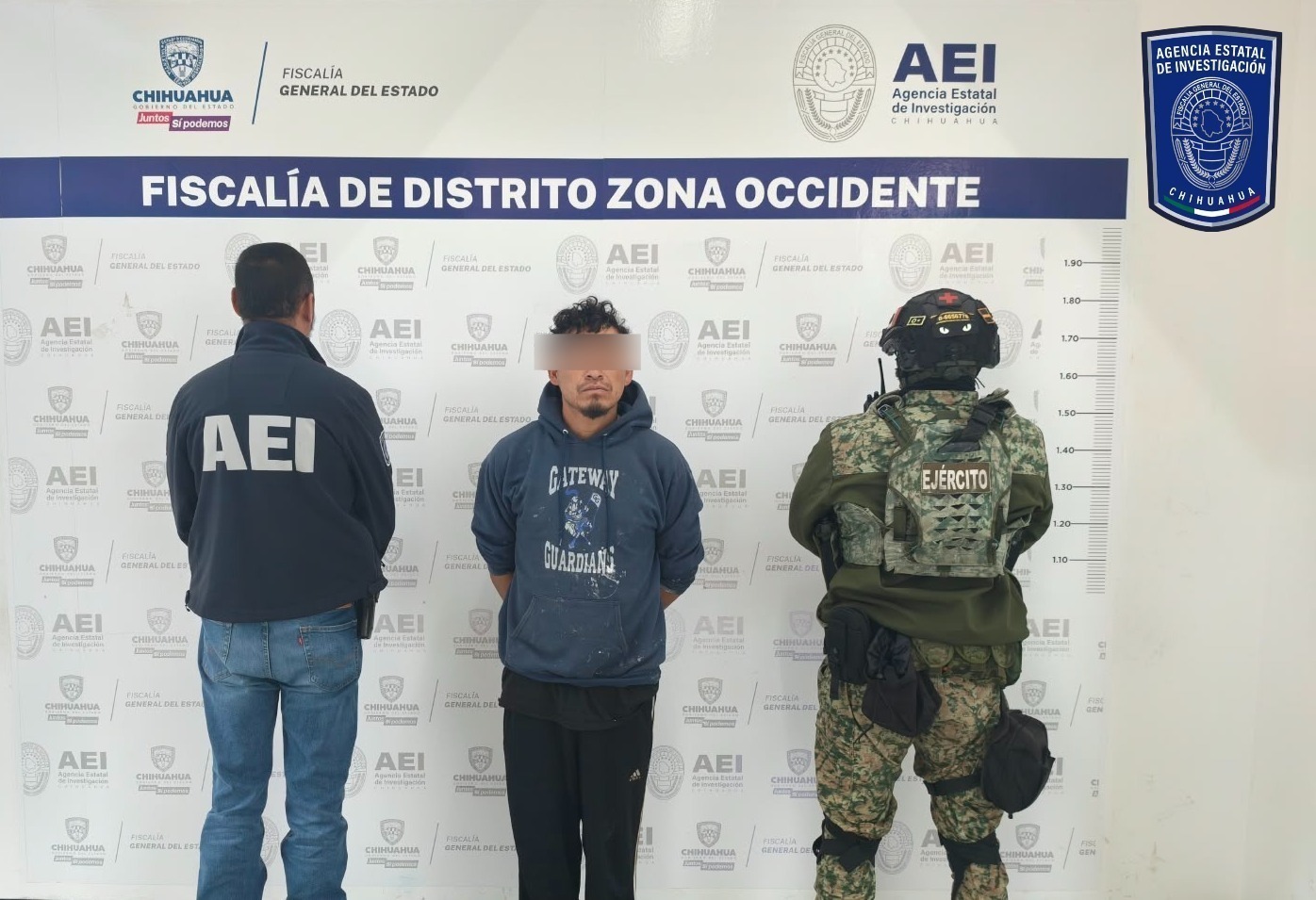 Detienen a hombre con droga en Cuauhtémoc