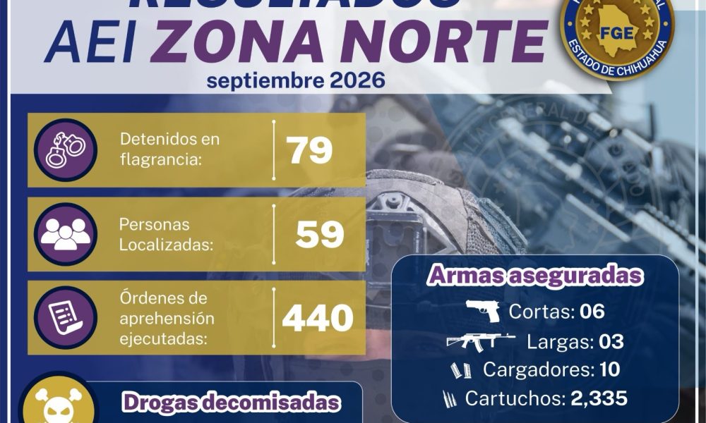 Resultados de la AEI en la Zona Norte: armas y drogas aseguradas en septiembre