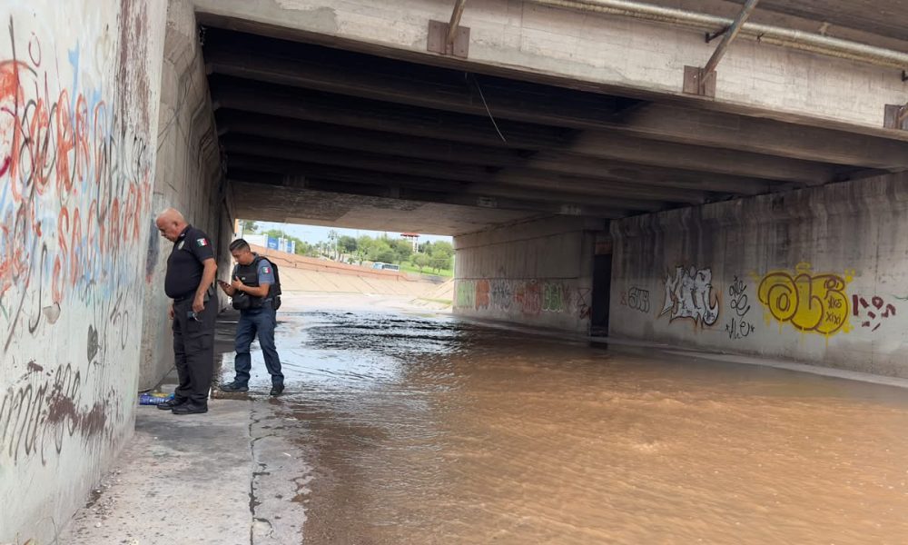 Refuerza Policía Municipal vigilancia en canal Chuvíscar