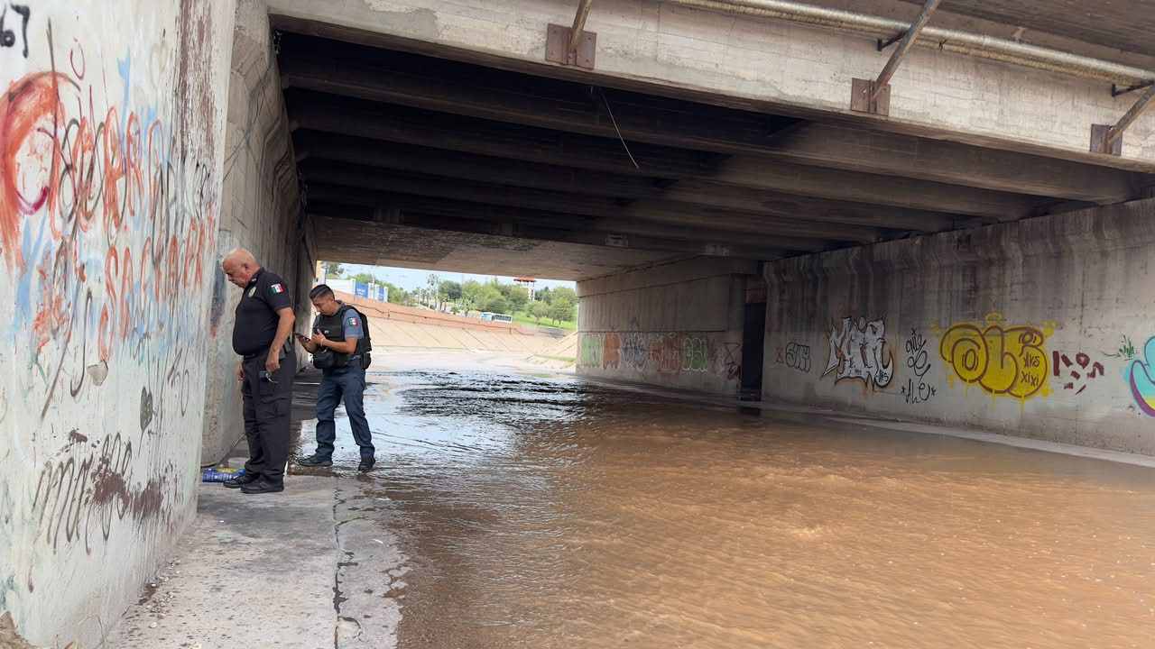 Refuerza Policía Municipal vigilancia en canal Chuvíscar
