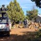 Operativo en Madera revela campamento y vehículos calcinados