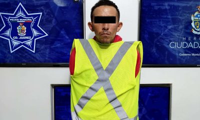 Lo arrestan robando partes de camioneta robada