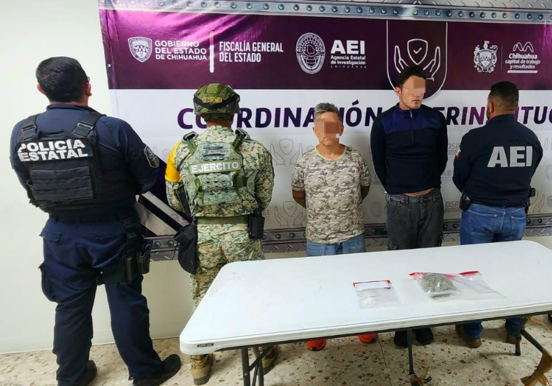 Detienen a cinco personas en cateos por delitos de narcomenudeo