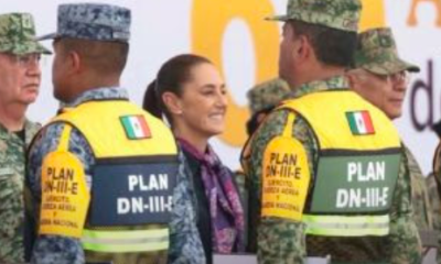 Sheinbaum conmemora 60 años del Plan DN-III-E de las Fuerzas Armadas