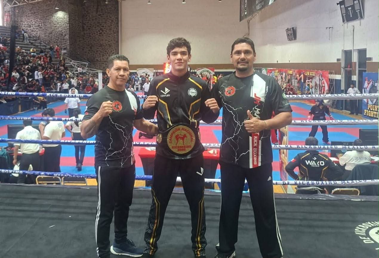 Estudiante de la UACH gana sexto campeonato nacional de kickboxing