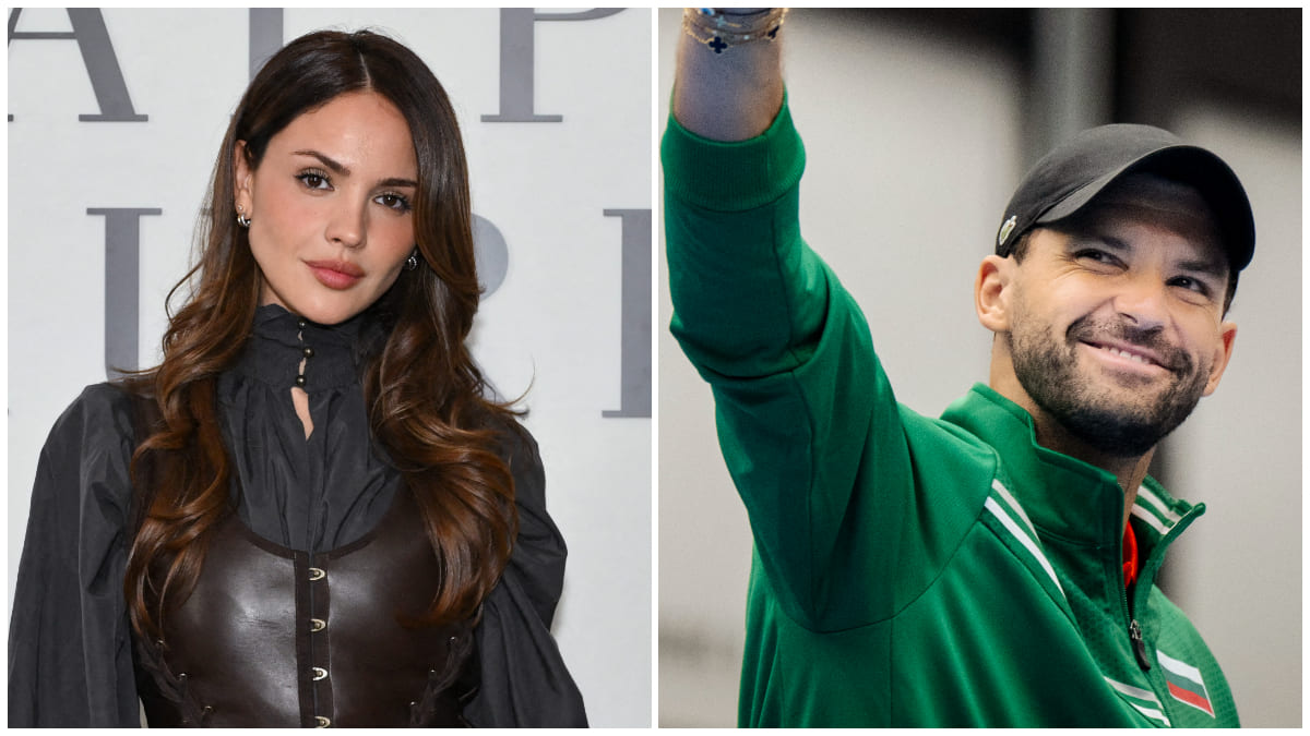Eiza González y Grigor Dimitrov se besan en el Festival de Cine de Londres