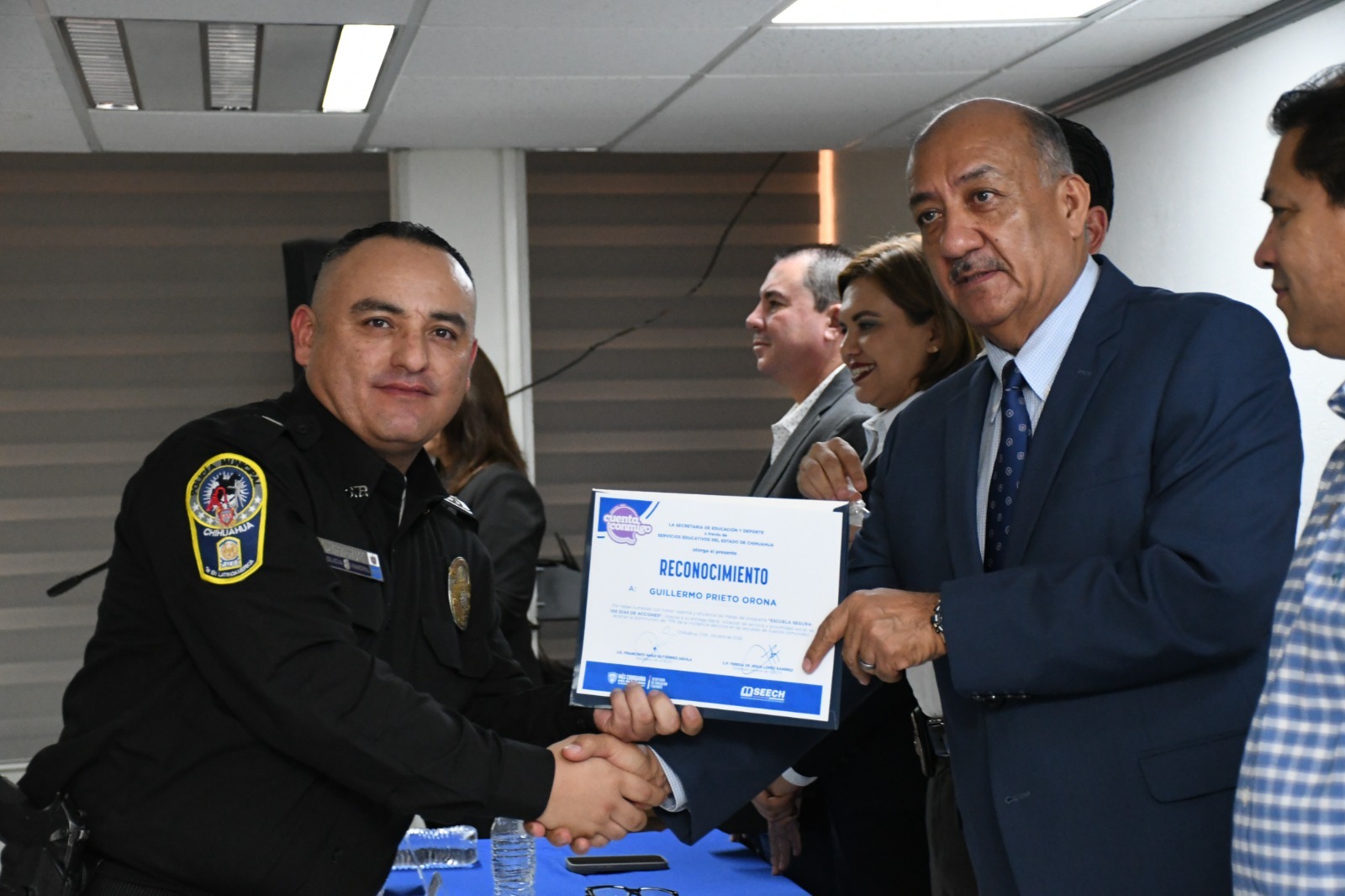 Reconocen a DSPM por logros en seguridad escolar