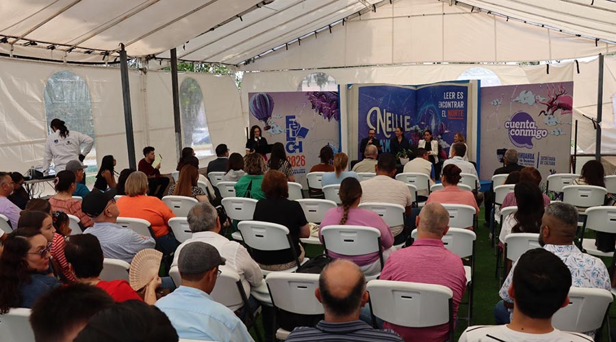 Inauguran la Feria del Libro Chihuahua 2026 en el Complejo Cultural Los Laureles