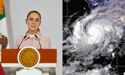 Sheinbaum pide evacuación en zonas vulnerables por huracán Simon