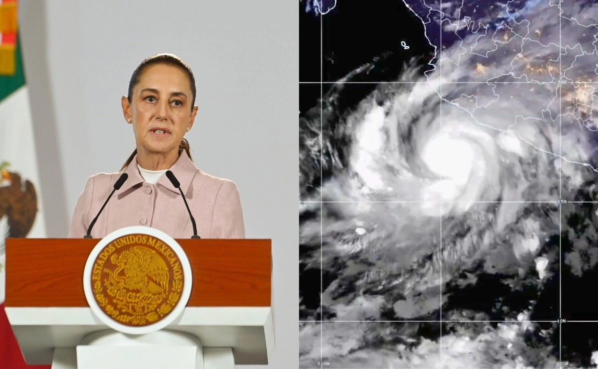 Sheinbaum pide evacuación en zonas vulnerables por huracán Simon