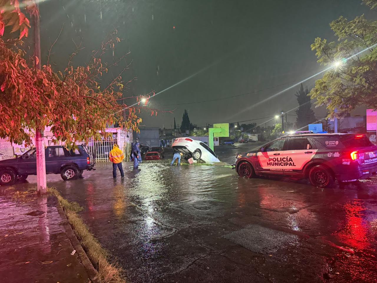 Protección Civil reporta 90 incidencias por lluvias en Chihuahua