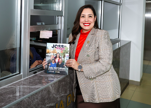 Diputada Joss Vega presenta informe de actividades al Congreso del Estado