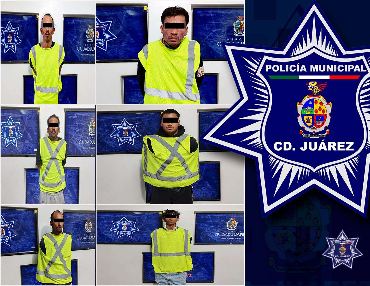 Detienen a seis prófugos de la justicia