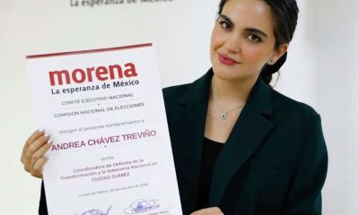 Morena designa a Andrea Chávez coordinadora municipal de la Transformación en Juárez
