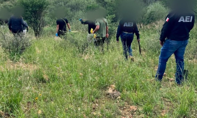 Localizan restos óseos en el camino a Minas Nuevas, Hidalgo del Parral