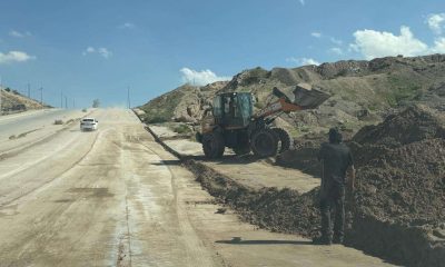 Limpian la intersección de calles J. J Méndez y Santiago