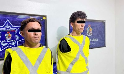Detienen a dos robando cable en fraccionamiento Roma