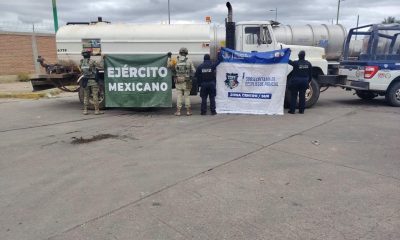 Aseguran pipa presuntamente utilizada para huachicol en Las Moras, Chihuahua