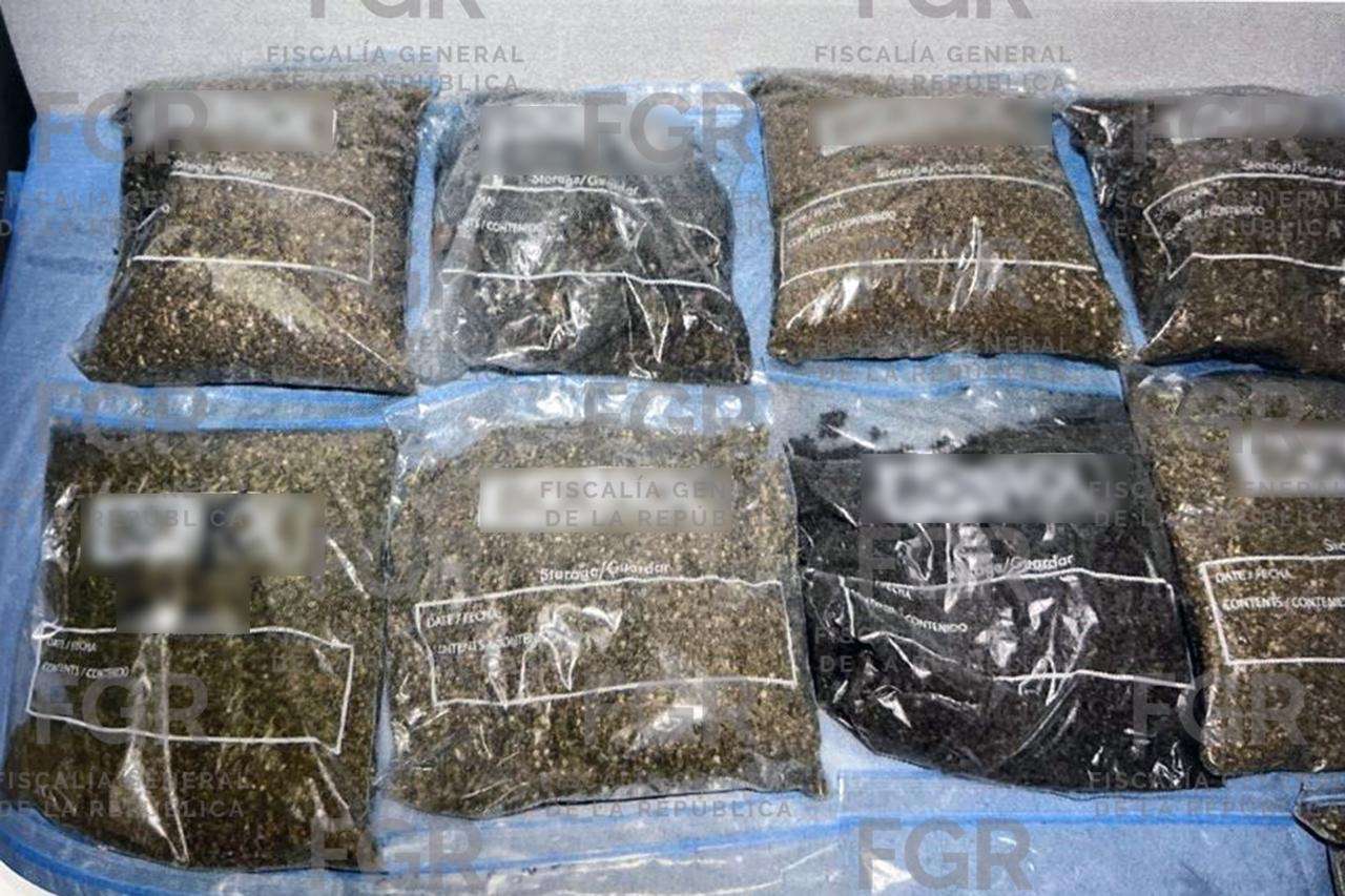 Procesan a tres personas detenidas con 26 kilos de marihuana
