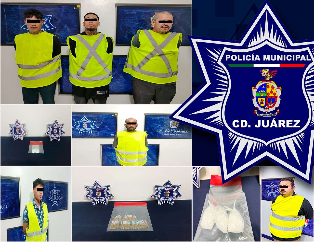 Arrestan a 6 narcomenudistas