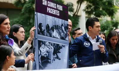Trabajadores del IMSS rechazan a panistas en protesta