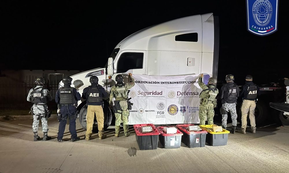 Célula BOII asegura más de 100 kilos de cocaína en Cuauhtémoc