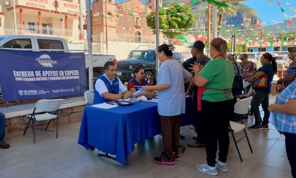 Avanza entrega de apoyos alimentarios para personas mayores y con discapacidad