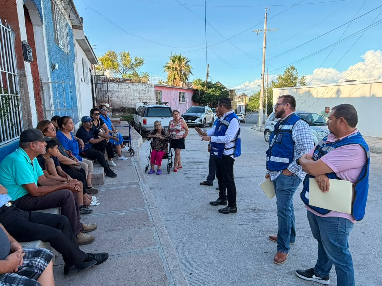 Solicita pavimentación de calles mediante coparticipación en Chihuahua