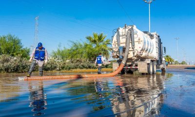 Ha retirado JMAS 2 millones de litros de agua del Puente Centauro en Las Torres