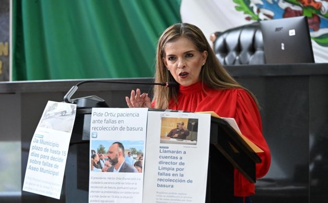 Diputada exige al Municipio de Juárez resolver crisis de recolección de basura