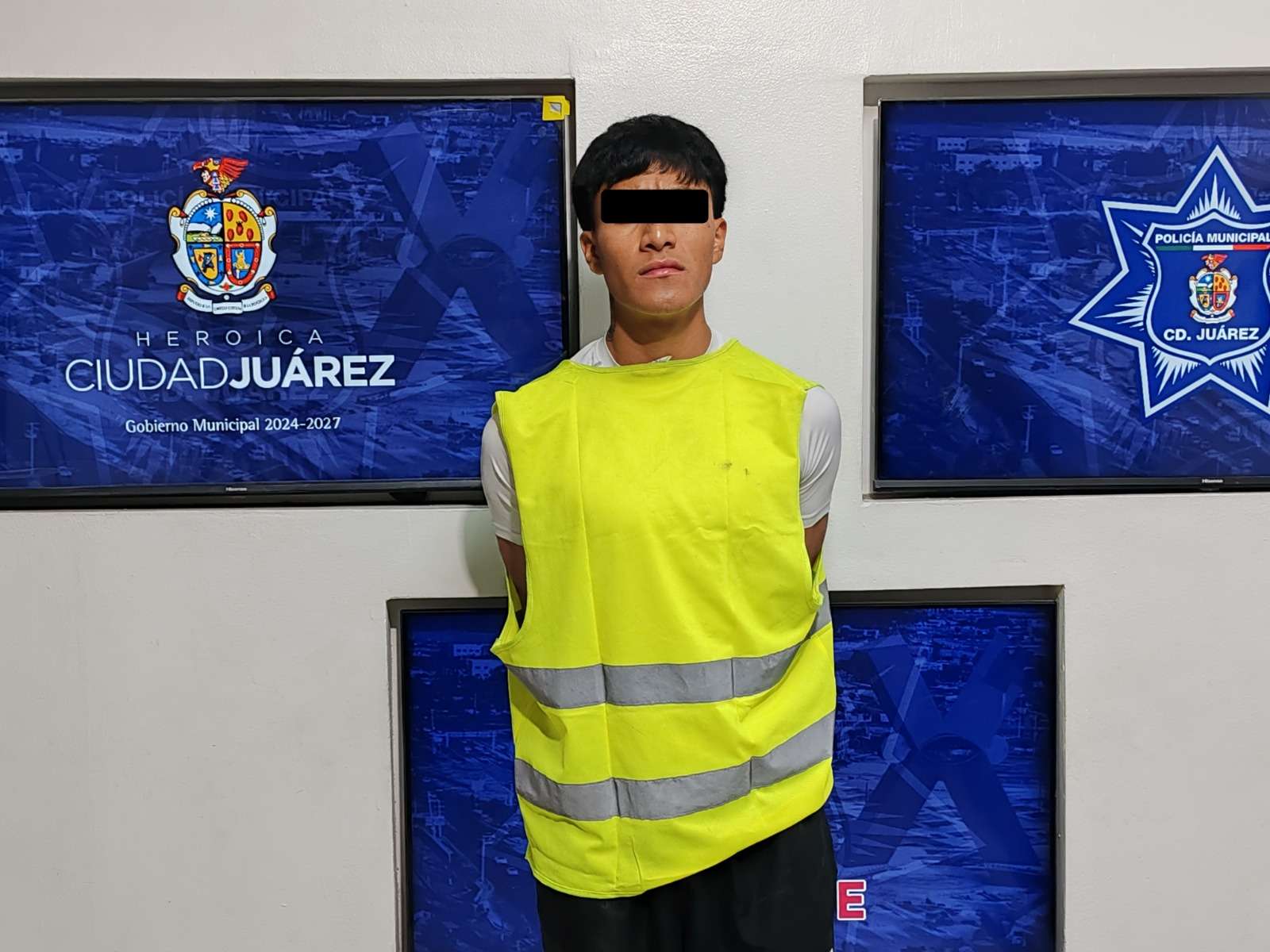 Arrestan a hombre con una arma de fuego calibre .25